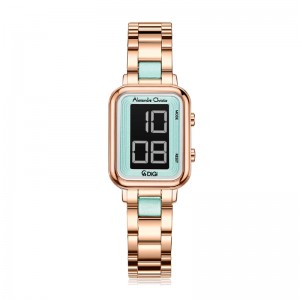 Alexandre Christie AC 9401 Rosegold Green Digital LHBRGLE